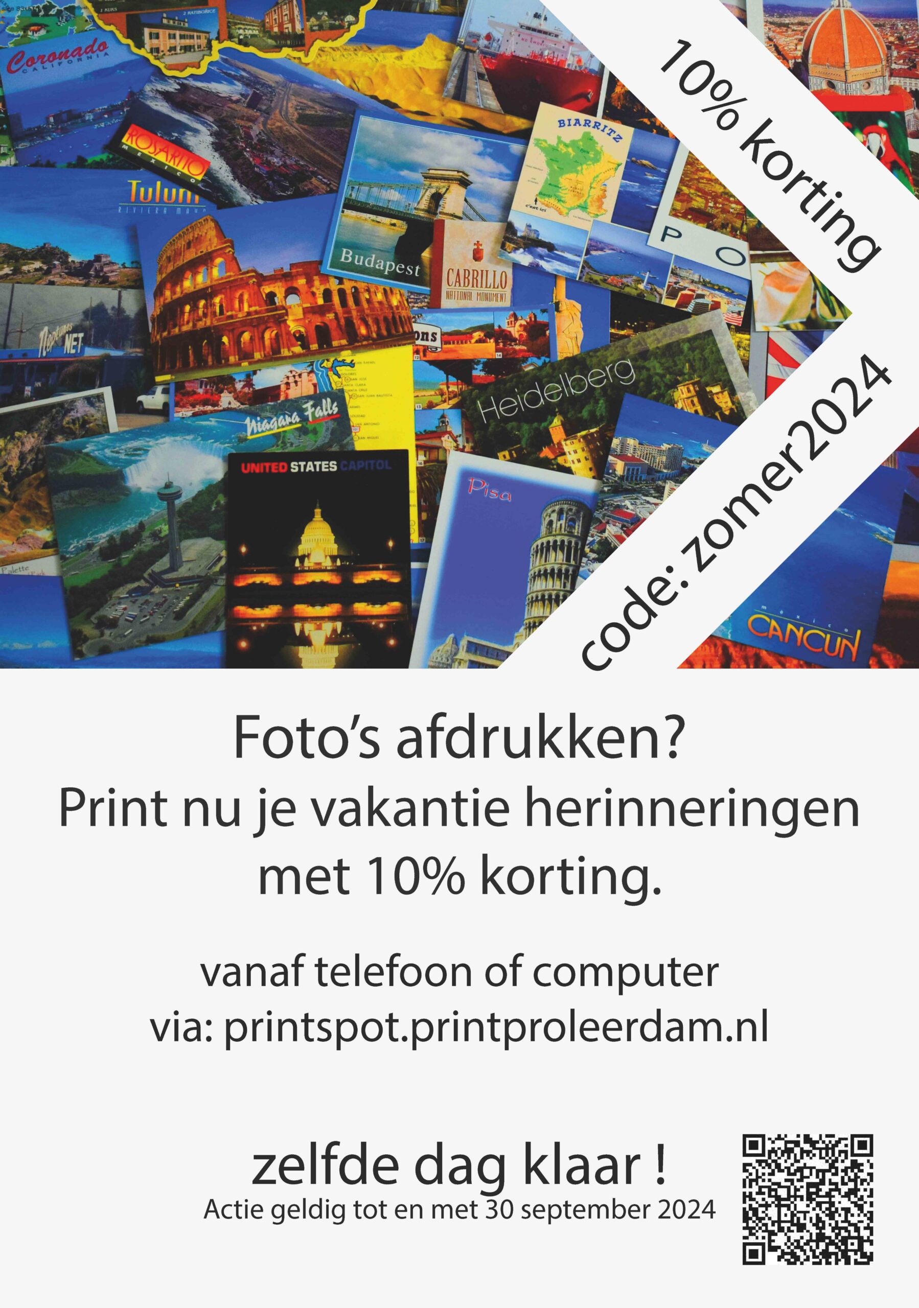 10% korting op foto’s afdrukken!